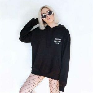 Broken Dreams Club Hoodie - Y2K Fashion, Grunge Aesthetic, Coquette Style