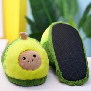 Coquette Aesthetic Avocado Slippers | Y2K Fashion & Grunge Style Comfort