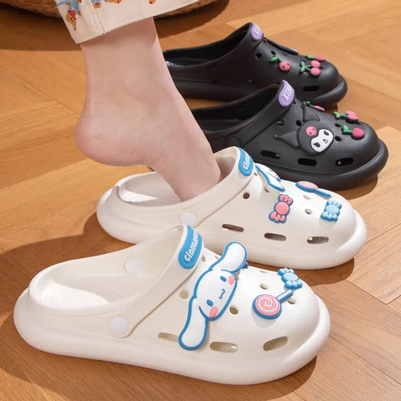 Coquette Aesthetic Hello Kitty Slippers for Y2K Fashion Lovers