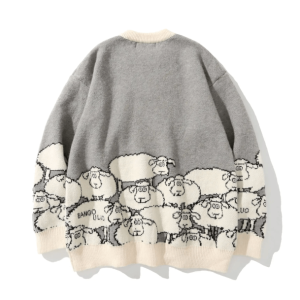 Coquette Oversized Sweater - Y2K Fashion, Grunge Aesthetic, Cute Style