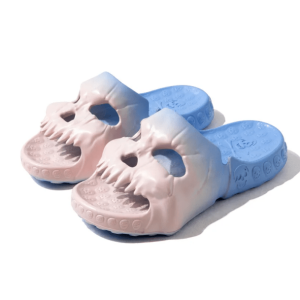 Coquette Skull Slippers: Y2K Fashion Meets Grunge Aesthetic Comfort