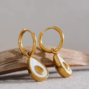 Gold Hoop Earrings - Y2K Fashion, Coquette Aesthetic, Cute Jewelry