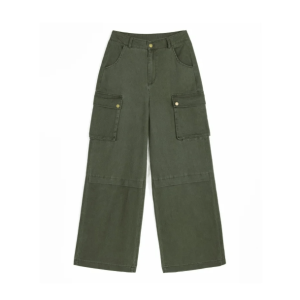 Grassy Green Cargo Jeans - Y2K Fashion, Grunge Style, Coquette Aesthetic