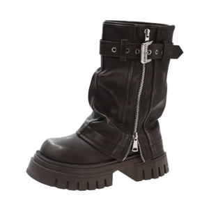 Savage Girl Y2K Fashion Boots - Grunge Style with Coquette Aesthetic