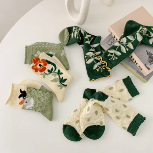 Set of 5 Y2K Fairycore Aesthetic Socks - Cute & Cozy Styles