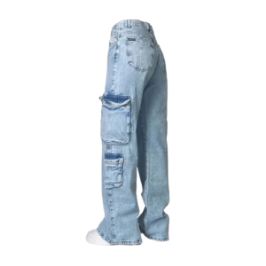 Sky Blue Y2K Fashion Jeans - Grunge Aesthetic with Coquette Style