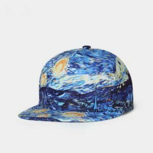 Starry Night Cap: Y2K Fashion, Coquette Aesthetic, Grunge Style Hat