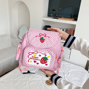 Strawberry Milk Backpack - Y2K Fashion, Coquette Aesthetic, Cute Style