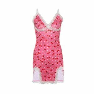 Sweet Cherry Dress - Y2K Fashion, Coquette Aesthetic, Grunge Style