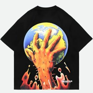 World Has Changed Y2K Graphic Tee - Emo, Grunge & Coquette Aesthetic