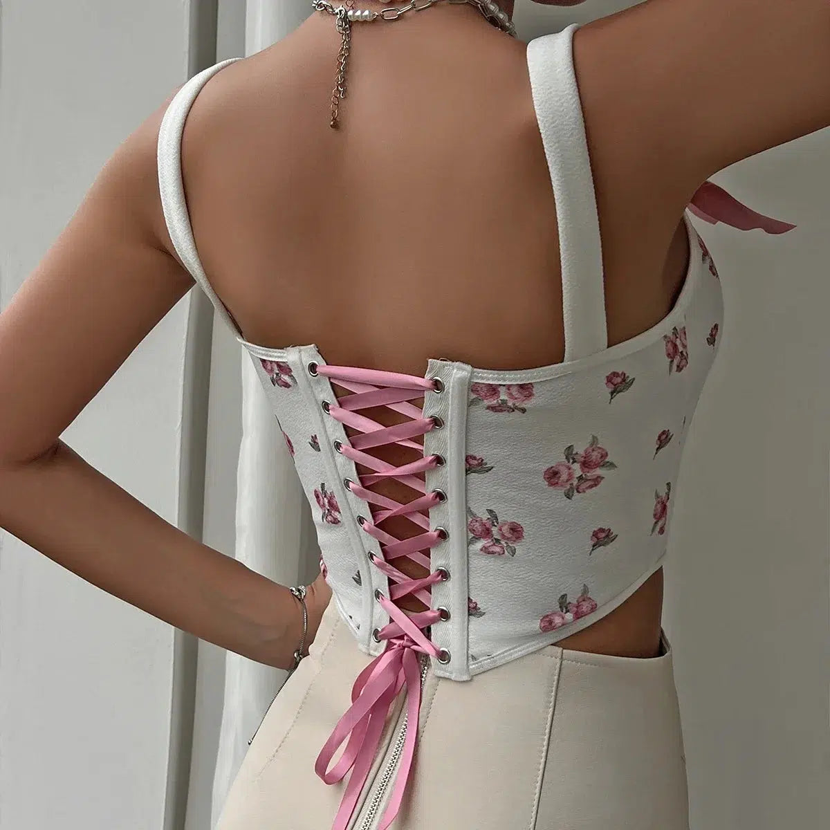 Y2K Coquette Baby Angel Corset Top - Cute Aesthetic Fashion Piece