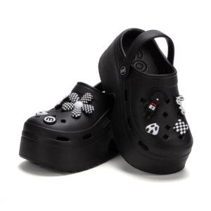 Y2K Fashion Aesthetic Platform Crocs - Cute Coquette & Grunge Style