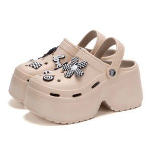 Y2K Fashion Aesthetic Platform Crocs - Cute Coquette & Grunge Style