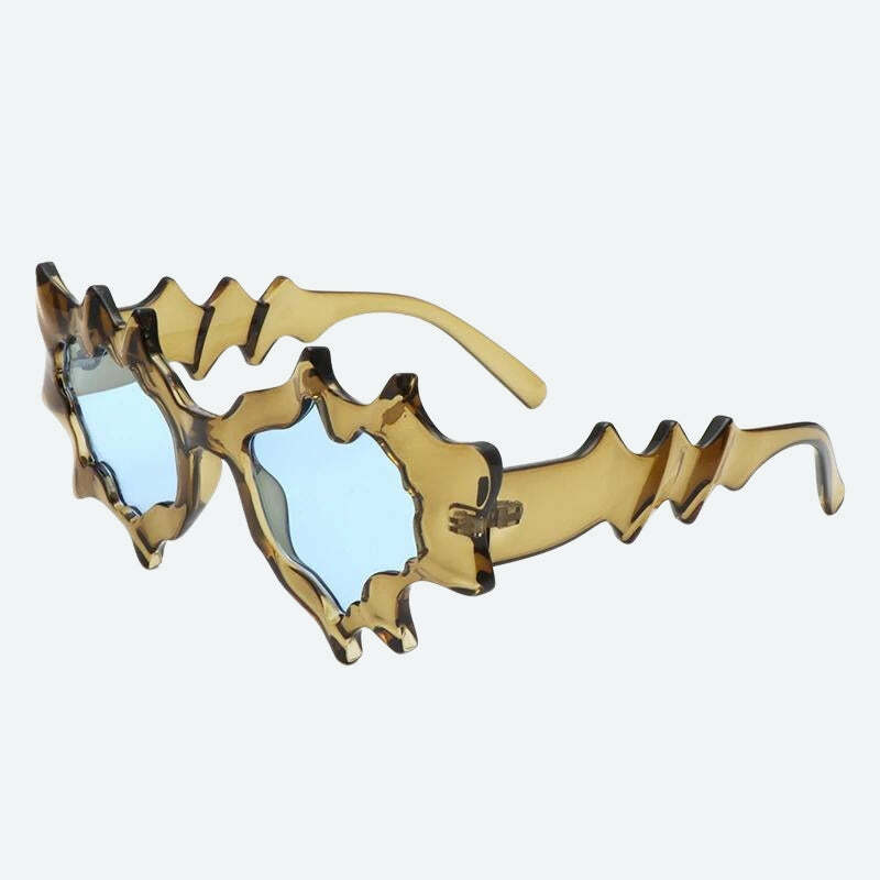 Y2K Fashion Alien Sunglasses - Cute Aesthetic Shades for Coquette Style