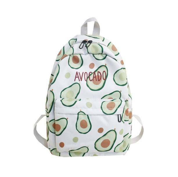 Y2K Fashion Avocado Backpack - Cute Coquette Aesthetic & Grunge Style