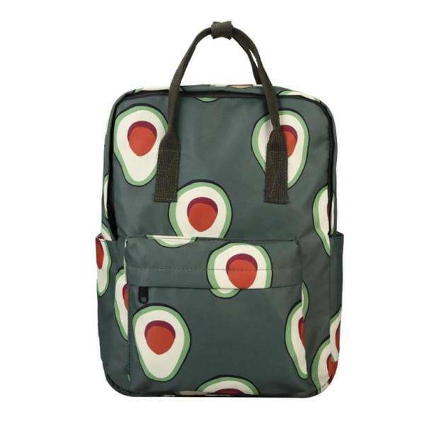 Y2K Fashion Avocado Backpack: Cute Coquette Aesthetic & Grunge Style