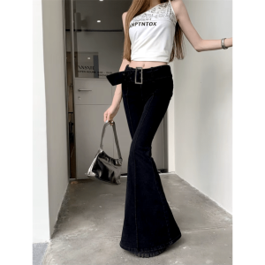 Y2K Fashion Bell Bottoms: Grunge Style, Coquette Aesthetic, Cute Fit