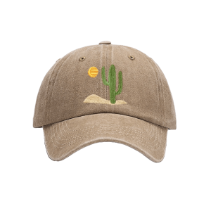 Y2K Fashion Cactus Baseball Cap - Cute Aesthetic Hat for Coquette Style