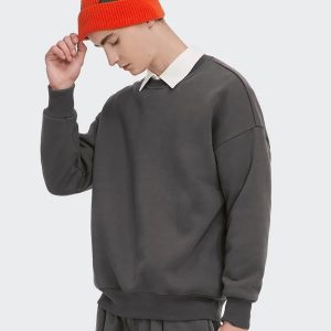 Y2K Fashion Candy Basic Oversized Sweatshirt - Coquette & Grunge Style