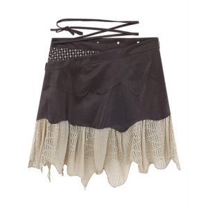 Y2K Fashion Coquette Mini Skirt - Grunge Aesthetic with Cute Details