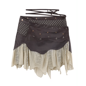 Y2K Fashion Coquette Mini Skirt - Grunge Aesthetic with Cute Details