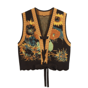 Y2K Fashion Cottagecore Vest Top - Grunge Aesthetic & Coquette Style