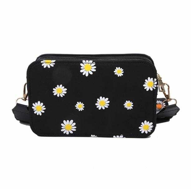 Y2K Fashion Daisy Flower Handbag - Coquette Aesthetic & Grunge Style