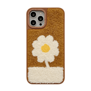 Y2K Fashion Daisy Plush iPhone Cover - Cute Coquette Aesthetic Accessory