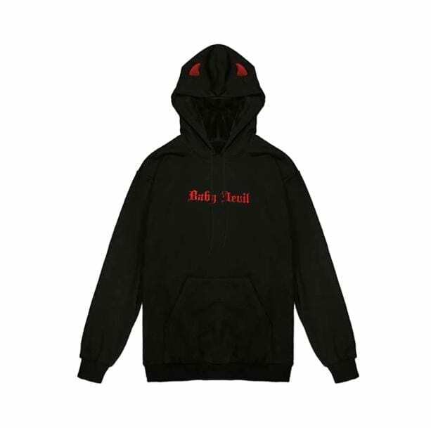 Y2K Fashion Diablo Hoodie - Oversized Grunge Aesthetic for Emo Girls