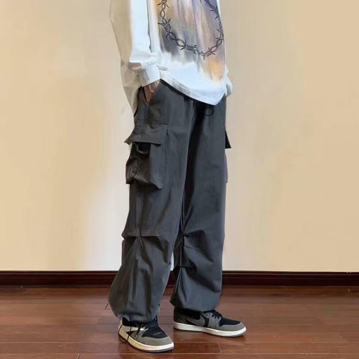 Y2K Fashion Drawstring Cargo Pants - Grunge Aesthetic & Coquette Style