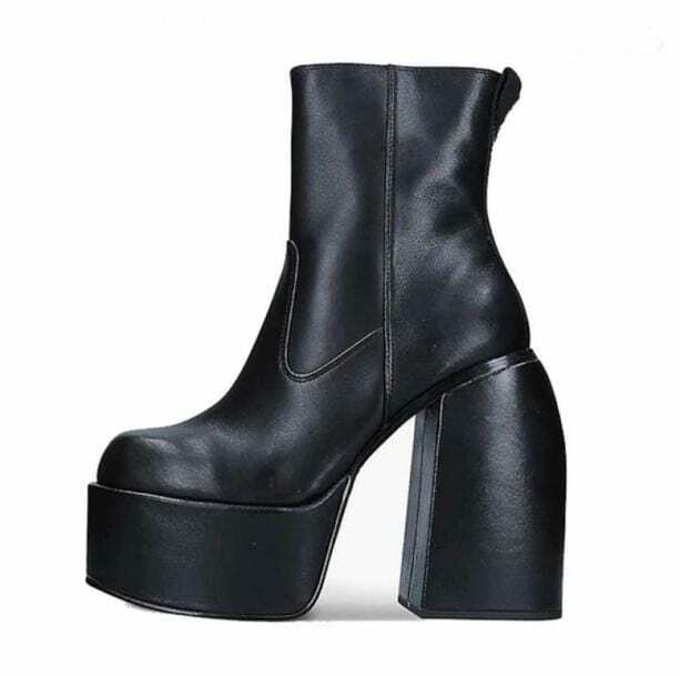 Y2K Fashion E-Girl Ankle Boots for Grunge & Coquette Aesthetic Styles