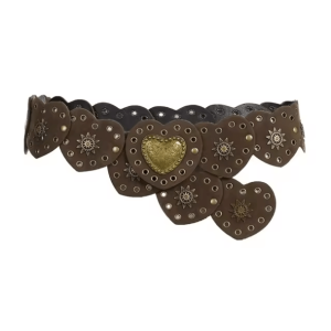 Y2K Fashion Fairycore Heart Buckle Belt - Cute Aesthetic Accessory