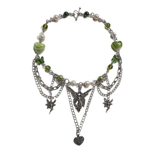 Y2K Fashion Fairycore Necklace - Cute Coquette Aesthetic Jewelry