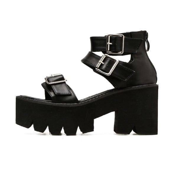 Y2K Fashion Grunge Style Sandals for Coquette Aesthetic Outfits