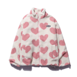 Y2K Fashion Heartflip Reversible Jacket - Coquette & Grunge Aesthetic