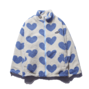 Y2K Fashion Heartflip Reversible Jacket - Coquette & Grunge Aesthetic