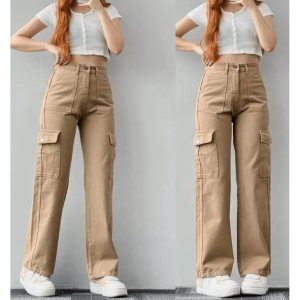 Y2K Fashion High Waist Cargo Pants - Grunge Aesthetic & Coquette Style