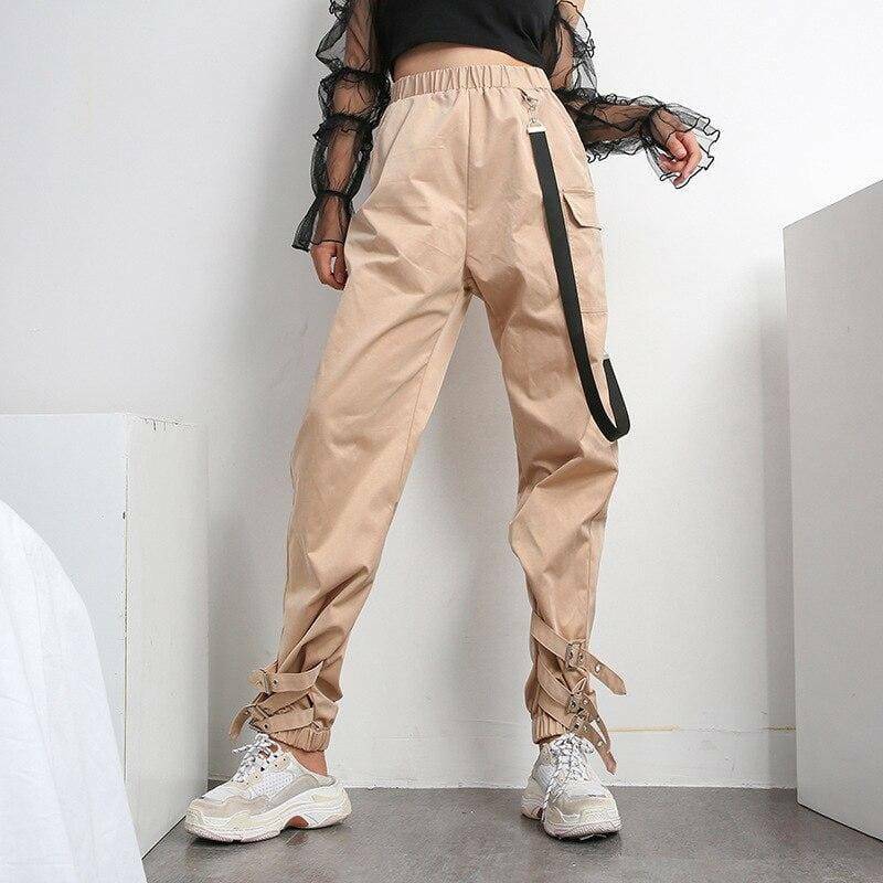 Y2K Fashion High Waisted Pants - Grunge Aesthetic & Coquette Style