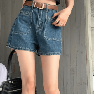 Y2K Fashion High Waisted Shorts - Grunge Aesthetic & Coquette Style