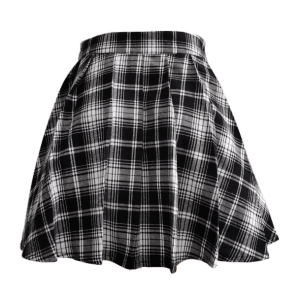 Y2K Fashion Irregular Plated Mini Skirt - Grunge & Coquette Aesthetic