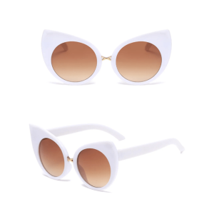 Y2K Fashion Oversized Kitty Sunglasses - Cute Coquette & Grunge Style