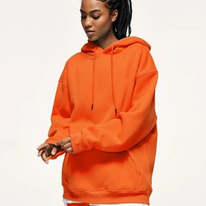 Y2K Fashion Oversized Pullover Hoodie - Cute Coquette & Grunge Style