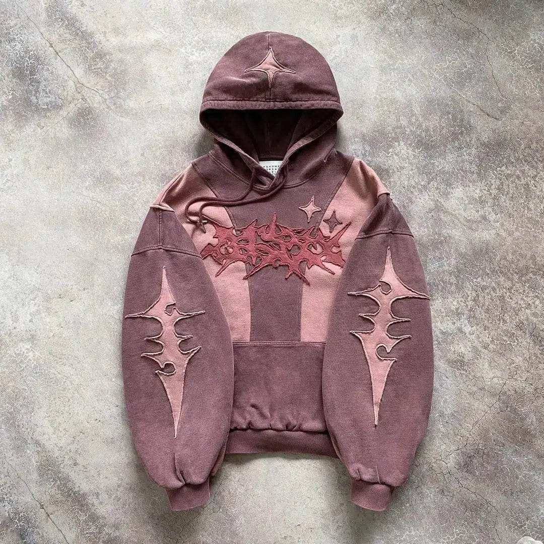 Y2K Fashion Oversized Shark Blanket Hoodie - Emo & Grunge Aesthetic