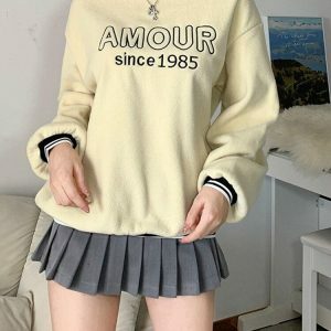 Y2K Fashion Oversized Sweater - Dark Coquette Aesthetic Shark Blanket