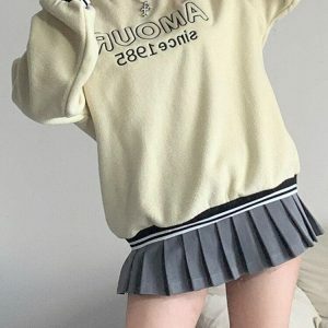 Y2K Fashion Oversized Sweater - Dark Coquette Aesthetic Shark Blanket