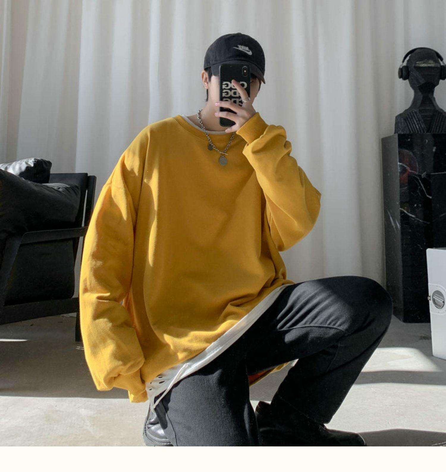 Y2K Fashion Oversized Sweatshirt - Emo, Grunge, and Coquette Aesthetic