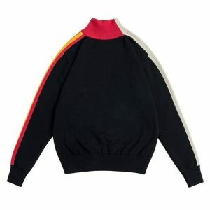 Y2K Fashion Oversized Vintage TV Screen Sweater - Grunge & Coquette Style