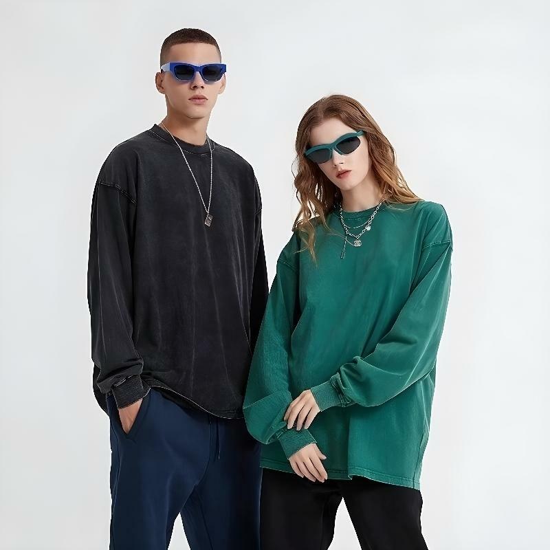 Y2K Fashion Oversized Washed Basic Tee - Grunge & Coquette Aesthetic