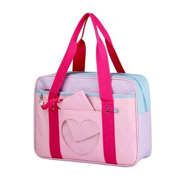 Y2K Fashion Pastel Book Bag - Cute Coquette Aesthetic Backpack