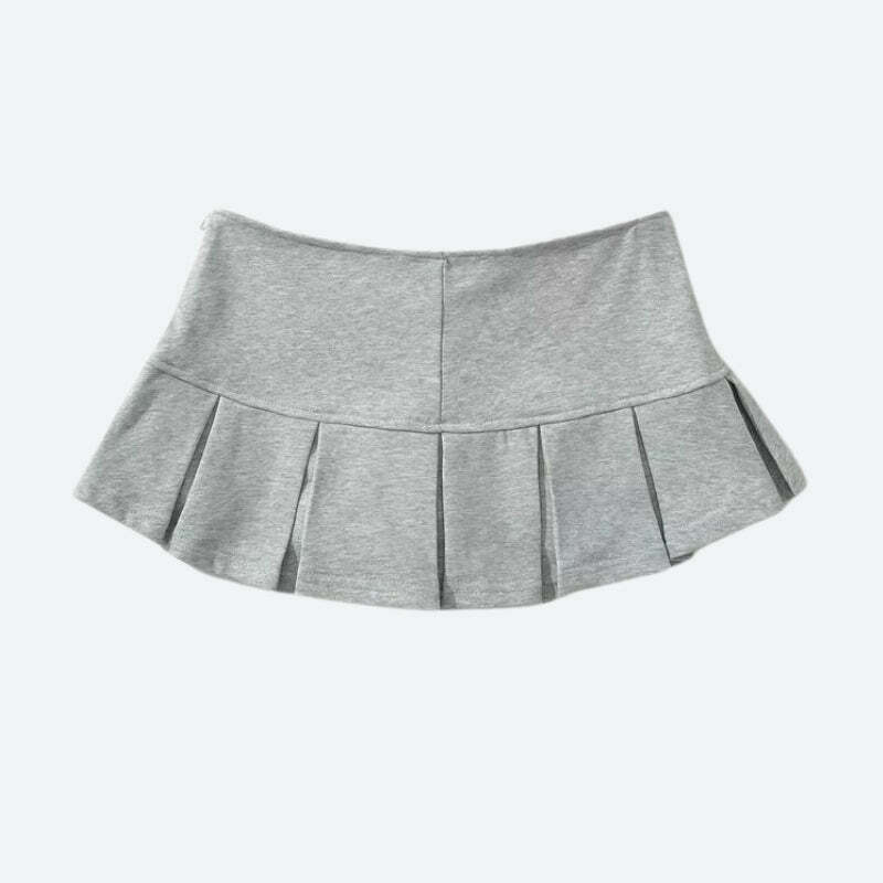 Y2K Fashion Pleated Micro Mini Skort - Coquette & Grunge Aesthetic